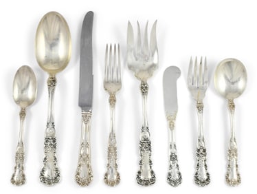 Gorham Mfg. Co. "Buttercup" Flatware Set, 43 Pieces
