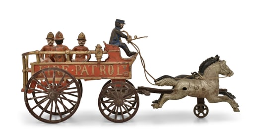 Kenton Cast Iron Fire Patrol Wagon