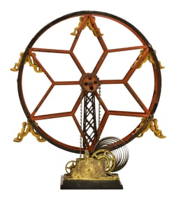 Hubley Cast Iron & Tin Clockwork Ferris Wheel