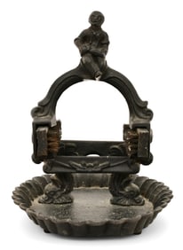 Black Americana Cast Iron Boot Scraper