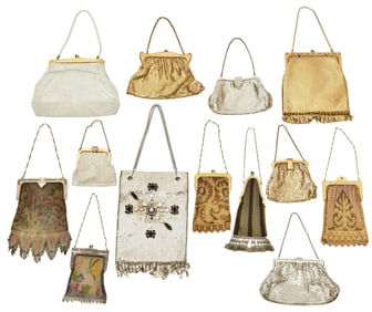 Whiting & Davis Lot of Thirteen Purses