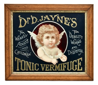 Dr. D. Jaynes Tonic Vermifuge Advertising Sign