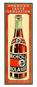 Nichol Kola Tin Advertising Sign