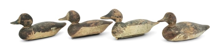 Lot of Four American Duck Decoys