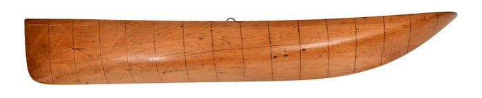 Builder's Half Hull Model, Newport, Rhode Island