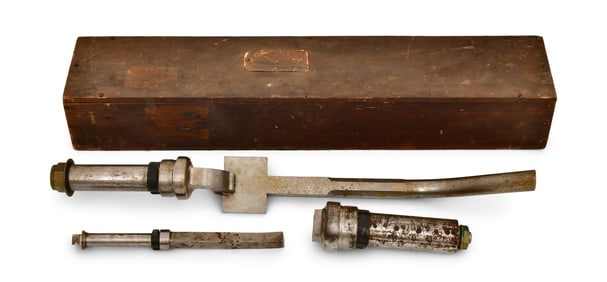 Dalzell Axle Company Carriage Axle with Box, South Egremont, Massachusetts