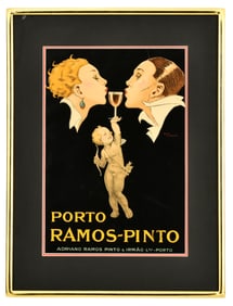 Porto Ramos-Pinto Lithograph Poster, Rene Vincent (French, 1879-1936)