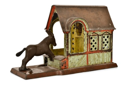 J. & E. Stevens "Malicious Donkey" Mechanical Bank