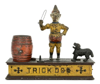 Hubley Mfg. Co. "Trick Dog" Mechanical Bank