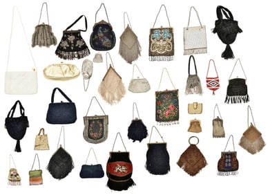 Lot of Thirty-Four Purses