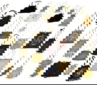 Lot of Twenty-Four Purses