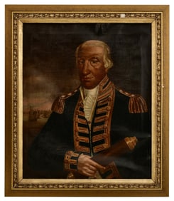 Portrait of an Admiral, Oil on Canvas, 19th Century