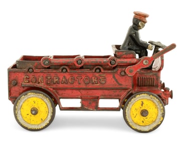 Kenton Cast Iron Contractors Dump Truck Toy