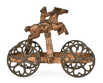 Watrous Mfg. Co. Teddy Roosevelt's Rough Riders Pull Toy