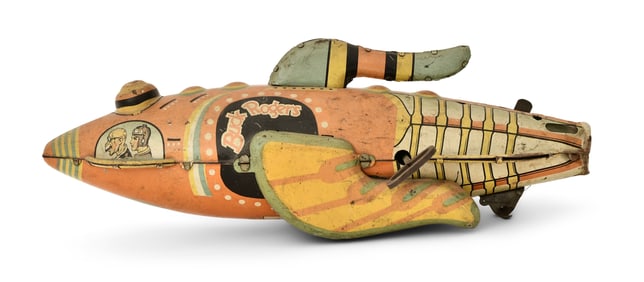 Louis Marx & Co. "Buck Rogers" Tin Litho Spaceship Toy