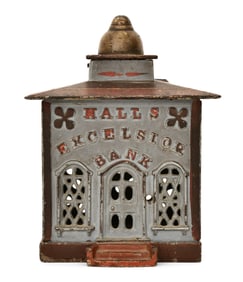 J. & E. Stevens Co. "Hall's Excelsior" Mechanical Bank