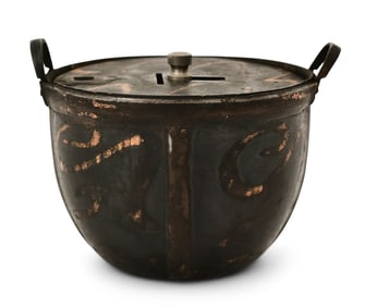 American Metal Kettle of Money Bank