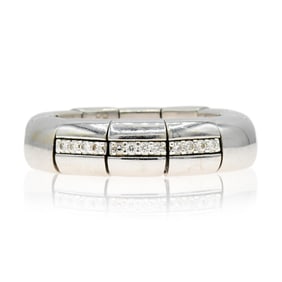 18K White Gold Roberto Demeglio Stretch Ring