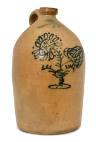 American Stoneware Jug, Providence, Rhode Island