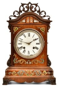 Attr. Johann Baptist Beha (German, 1815-1898), Black Forest Fusee Shelf Cuckoo Clock