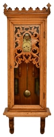 Henry Harper Miniature Lantern Clock in Oak Case