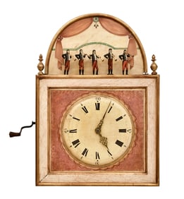 Automaton 48-Pipe Shield Dial Flute Clock Movement