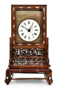 Chinese Double Fusee Bracket Clock
