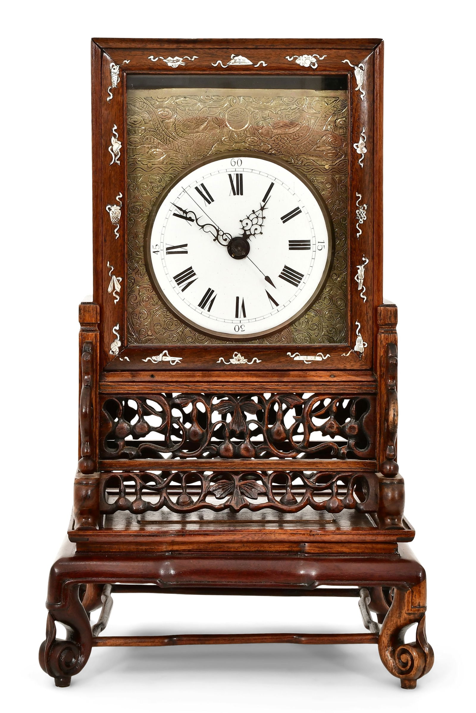 Chinese Double Fusee Bracket Clock (1 of 7)