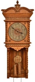 Ansonia Clock Co. "Niobe" Wall Regulator Clock