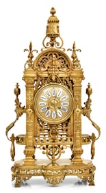 French Gilt Bronze Table Clock