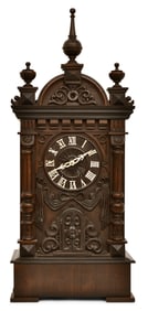Furderer Jaegler & Cie Trumpeter Mantel Clock