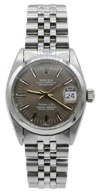 Rolex / Tiffany & Co. Oyster Perpetual Datejust, Ref. 6824, Stainless Steel Wristwatch, Circa