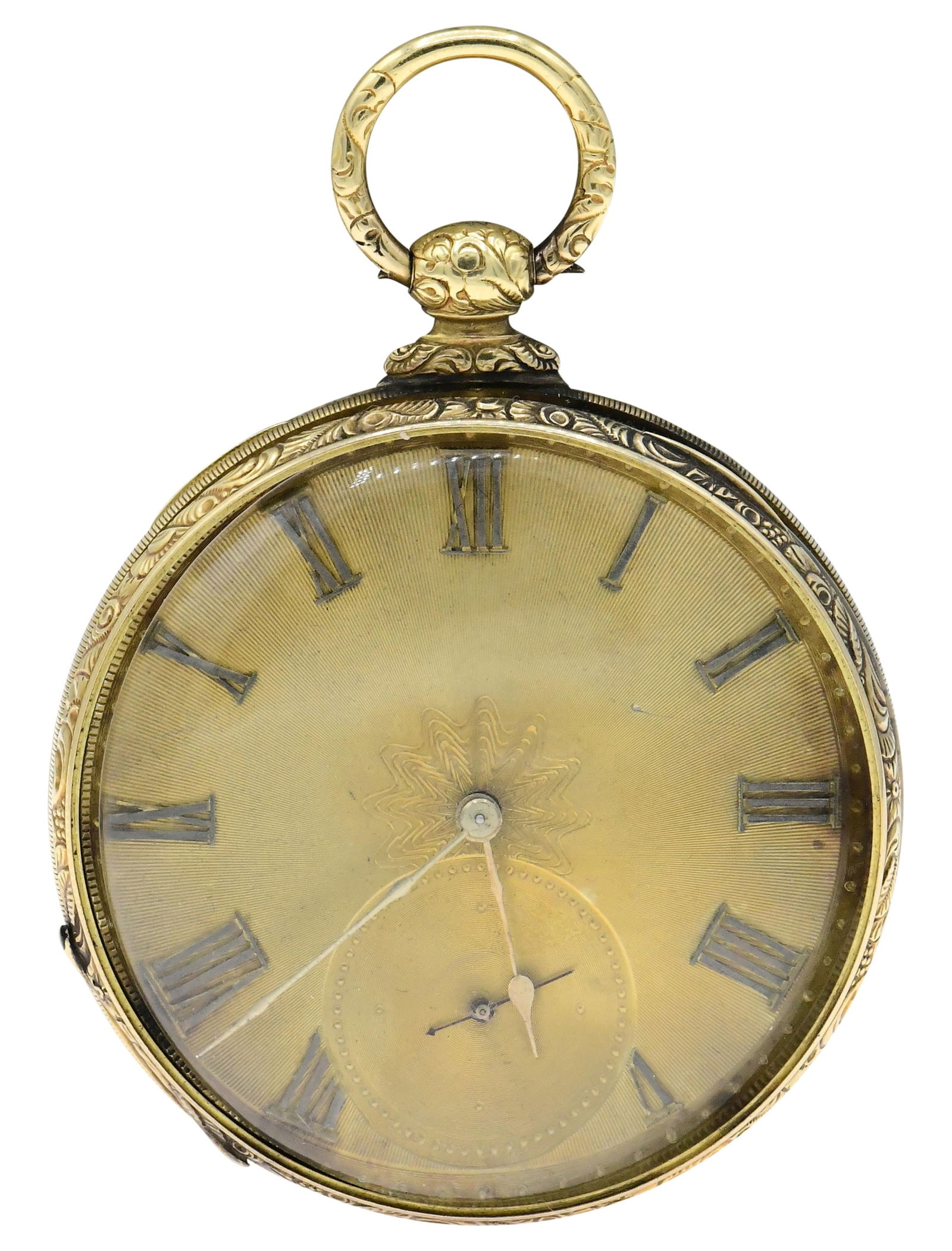 M.I. Tobias & Co. 18K Gold Industrial Key-Wind Pocket Watch (1 of 5)