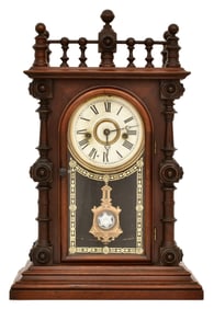 Welch Spring & Co. "Gerster V.P." Mantel Clock