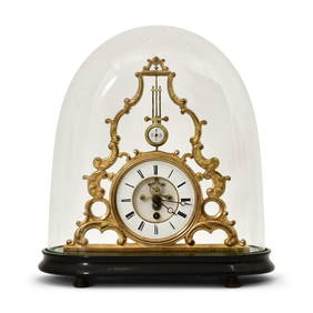French Inverted Pendulum Clock Under Dome (1 of 4)