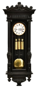 Three-Weight Grand Sonnerie Vienna Regulator Clock