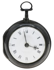 An Early 18th Century French Oignon Verge Fusee Pocket Watch by J. Salmon, London