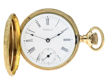 American Waltham Watch Co. 14K Gold Hunter-Case Pocket Watch
