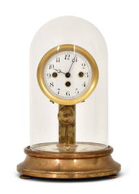 Continental Petite Sonnerie Clock Under Dome (1 of 4)
