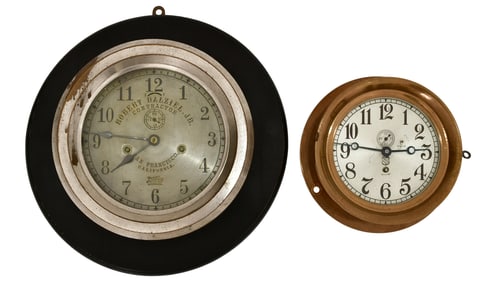 Chelsea & Seth Thomas Steam Gauge Clocks