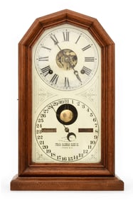 Ithaca Calendar Clock Co. "Poni" No. 11 Octagon Calendar Clock