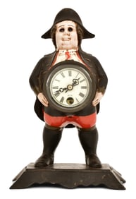 Cast Iron Blinking Eye Clock