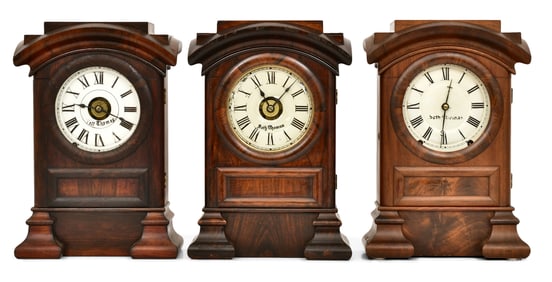 Lot of Three Seth Thomas "Arch Top" Mantel Clocks