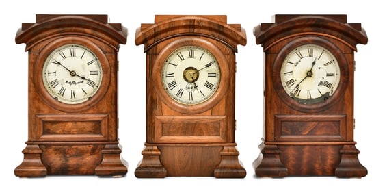 Lot of Three Seth Thomas "Arch Top" Mantel Clocks