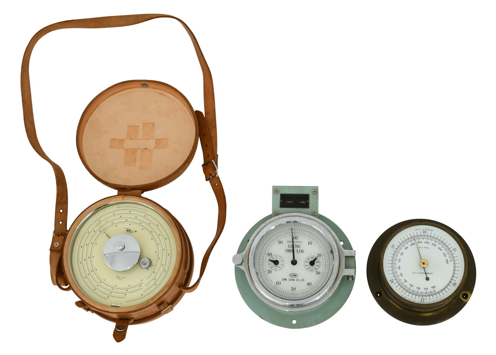 Lot of 3 Nautical Instruments (1 of 8)