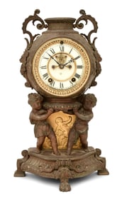 Ansonia Clock Co. Figural Mantel Clock