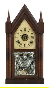 Chauncey Boardman Triple Fusee Steeple Clock (1 of 10)