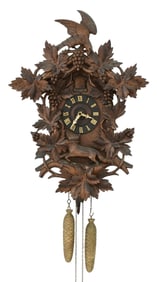 Black Forest Carved Cuckoo Clock