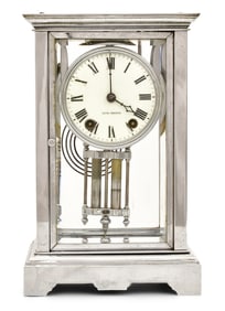 Seth Thomas "Orchid No. 4" Crystal Regulator Clock