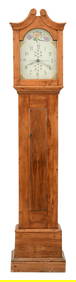 Riley Whiting Wood Works Tall Case Clock, Winchester, Connecticut (1 of 9)